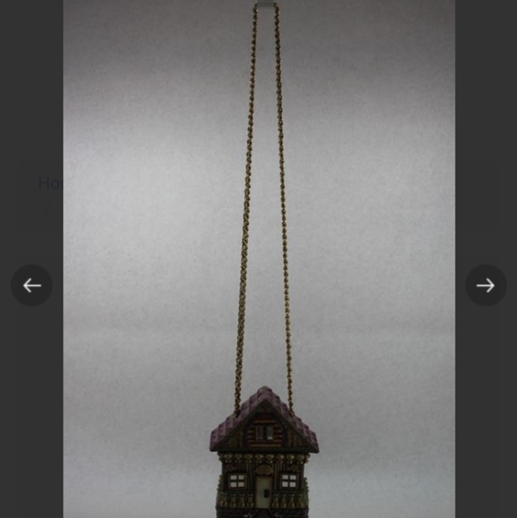 Vintage Art Decor House Purse - Picture 3 of 9